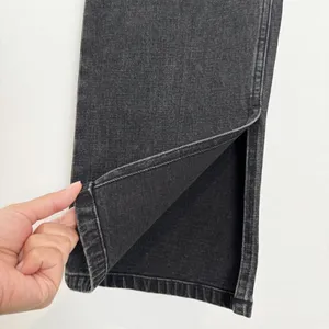 Abercrombie Jeans Size 24 Black Denim Split Hem‎ High Rise Skinny Pants Capsule thumbnail 5