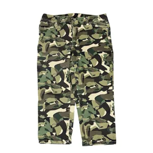 Venus Green Camo Cropped Stretch Cotton Blend Denim 10‎ Grunge Streetwear thumbnail 2