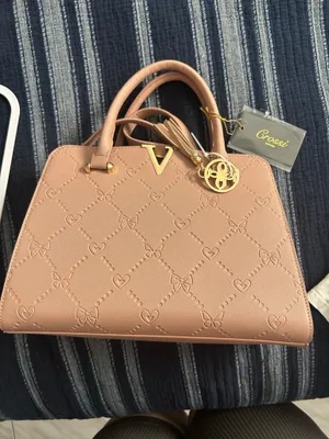 Grossi Nude Embossed Satchel Handbag thumbnail 2