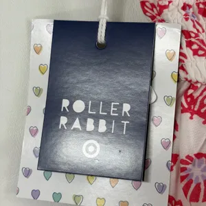 Roller Rabbit Target Pink Floral Smocked Tiered‎ Maxi Dress Tie Strap Lined NEW thumbnail 8