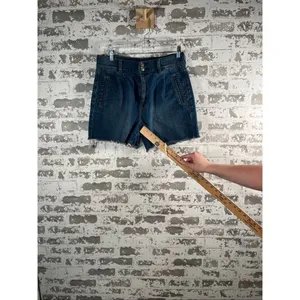 American Eagle | women mom short denim thumbnail 8