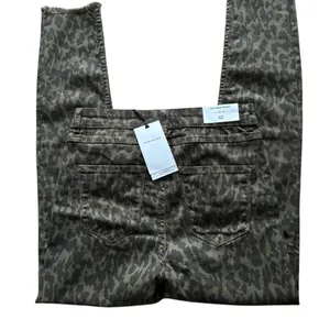 Zara High Waisted Leopard Print Slim Fit Skinny Leg Ankle Jean 10X27 Mob Life thumbnail 3