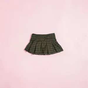 Forever 21 Plaid brown & green skater skirt thumbnail 2