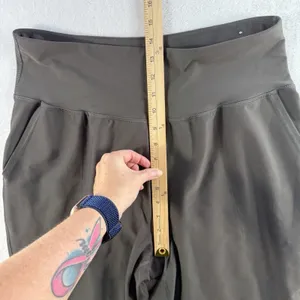 Old Navy XL Joggers High Waisted PowerSoft 7/8 Leggings Active Pants Brown Green thumbnail 11