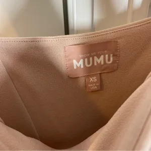 Show Me Your Mumu Paris Maxi Gown Dusty‎ Blush Stretch size xs thumbnail 6