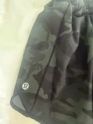Lululemon Hotty Hot Shorts Camo Black thumbnail 3