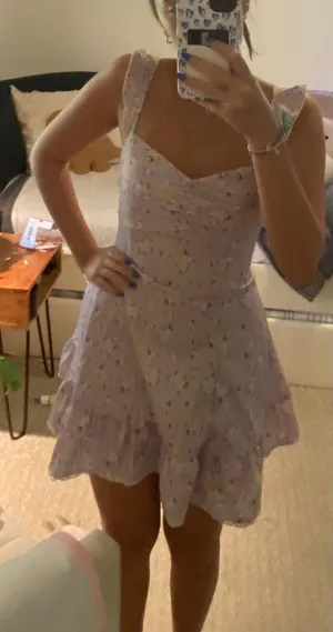 Purple And Yellow Dress Size XS thumbnail 3