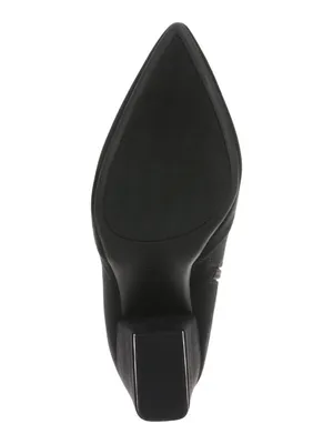 On 34th Zipper Micro Suede Mid-Calf Block Heel Boots 10019653600 Black 6M thumbnail 10