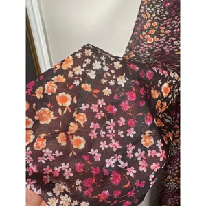 ASOS The Frolic Square Neck Midi Tea Dress With Mesh Sleeves Ditsy Floral Size 6 thumbnail 6
