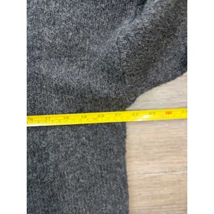 Aerie Womens Turtleneck Sweater Dress Charcoal Gray Oversized Cozy Knit Small thumbnail 3