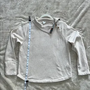 J. Crew Cream Cowl Neck Sweater with‎ Relaxed Fit thumbnail 7