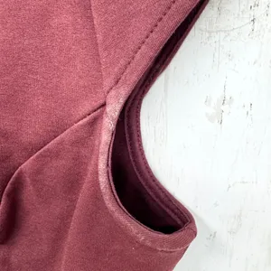 Lulus Dress Women Size Medium Short Sleeve Mini Zip Back Maroon Business Evening thumbnail 5