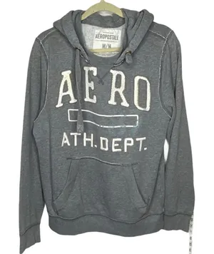 Aeropostale Pullover Hoodie Gray thumbnail 1