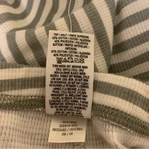 PINK OSU I Only Sleep in Striped Pajama Pants Size Large thumbnail 9