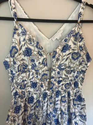 Caroline Constas Patterned midi dress thumbnail 3