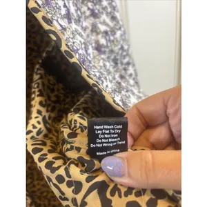 POL Corduroy Floral Leopard Open‎ Front Vest Size Small Medium Oversized Pockets thumbnail 6