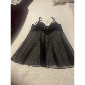 Victoria's Secret Babydoll Slip Size L 170/104A Black Sheer thumbnail 6