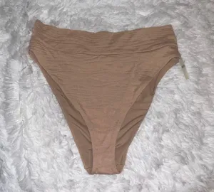 NWT Aerie Tan / Nude High Wasted Swimsuit Bottom size XXL Plus Size 2XL thumbnail 2