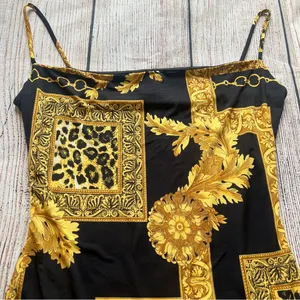 Windsor Wild Diva Chain Link Mini Party Dress Black‎ Cowl Neck Womens Size Small thumbnail 4
