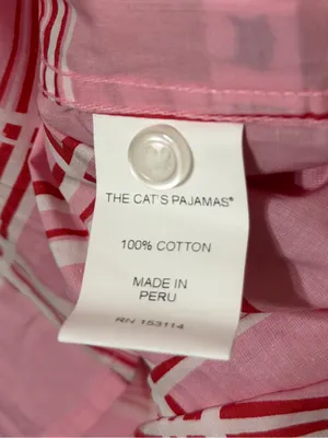 The Cat’s Pajamas Pretty in Pink Luxe Pima Sleeveless Night Shirt Size Large thumbnail 9