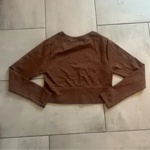 Aerie Offline Sidewalk Seamless Long Sleeve Crop Top thumbnail 3