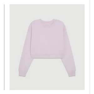 Girlfriend Collective Orchid Lilac Lavender Pink 50/50 Cropped Pullover- Small thumbnail 2