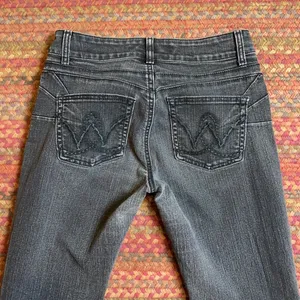 Wrangler Womens Premium Patch Western Cowboy Black Jeans thumbnail 5