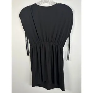 NWT Motherhood Maternity‎ Small Womens Top Black Stretch V-Neck Cap Sleeve thumbnail 9