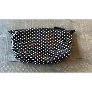Duluth Trading Company black white polka dot travel bag‎ 8"x5" thumbnail 5