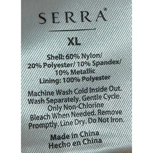 Serra Women's Pink Gold Rose V-Neck Faux Wrap Long Sleeve Lined Dress Size XL thumbnail 4