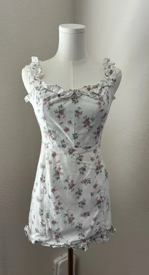 Little Lie Floral Mini Dress (S) thumbnail 1