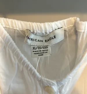American Eagle Outfitters White Tank Top thumbnail 2