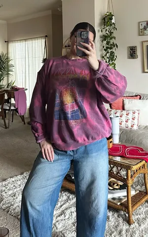 Urban Outfitters Sweatshirt Crewneck Tie-Dye thumbnail 1