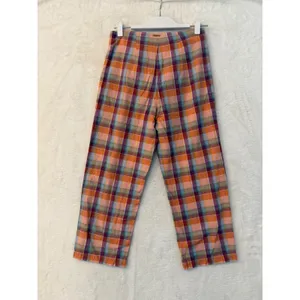 Billabong x The Salty Blonde Womens 26 Plaid High Waisted Straight Leg Pants thumbnail 8
