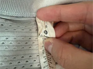 lululemon athletica Perforated Short Sleeve Top - Light Lavender thumbnail 2