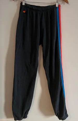 Aviator Nation Neon 5 Stripe Sweatpants thumbnail 3