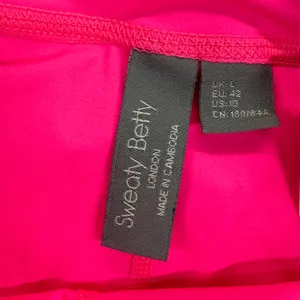 Sweaty Betty Running Shorts‎ Lightweight Hot Pink Athletic Gym Size 10 thumbnail 6