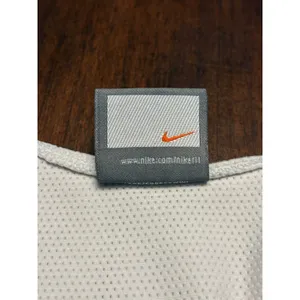 Nike Tank Top Womens L White Built-in Bra Mesh Racerback Nike Fit 0243 thumbnail 4