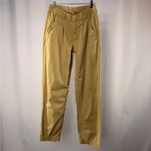 Free People Cya Later‎ Skate Barrel Trouser Pants in Khaki Size 0 thumbnail 2