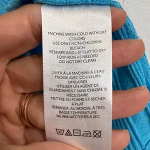 Pilcro Turquoise Blue Ribbed Scoop Neck Tank Top Sz M thumbnail 6