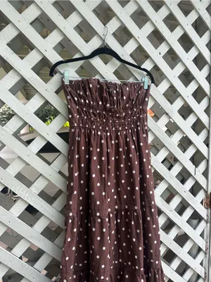 Free People Anthropologie Somerset Strapless Maxi Dress thumbnail 7