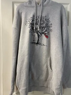 Taylor Swift All Too Well Pullover Hoodie Size 3XL Gray. Red Album. thumbnail 9