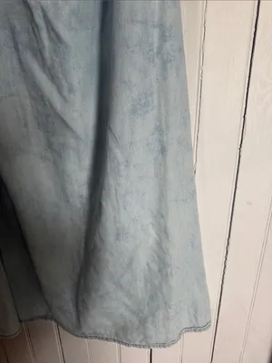 a.n.a Smocked Neckline Dress Light Blue Size XL thumbnail 3