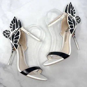 Sophia Webster Evangeline Butterfly Wing Stained Glass Leather Sandal Heels 39.5 thumbnail 4