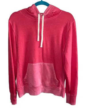 GAP Red Hoodie Medium Pullover Sweatshirt Kangaroo Pocket Casual‎ Basic thumbnail 1