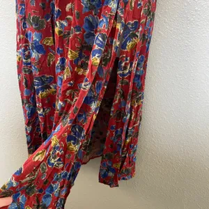 Natural Life Megan Smocked Midi Dress Small Bohemian Boho Chic Cottagecore thumbnail 5