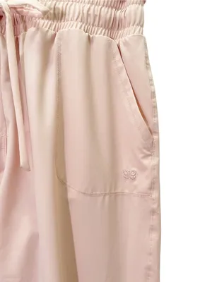 Albion Fit Jetsetter Jumpsuit Sz Medium Blush Pink Cap Sleeve Tapered Athleisure thumbnail 7