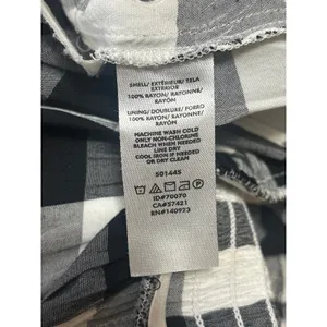 Ann Taylor LOFT Black White Gingham Check Sleeveless Cropped Jumpsuit Size M thumbnail 5