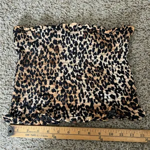 Heart & Hips leopard print tub top thumbnail 4