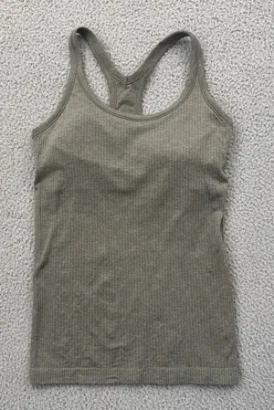 Lululemon Ebb To Street Tank Grey Sage Athletic Athleisure Tennis Women's 6 thumbnail 1